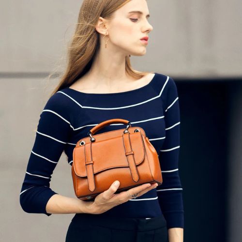 Bolsa de Mão Pequena de Couro