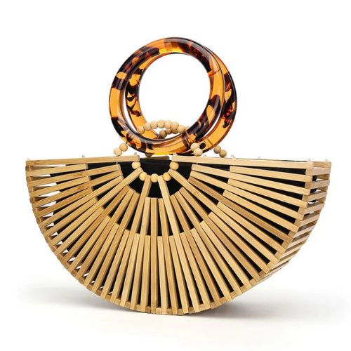 Bolsa de Mão de Bambu